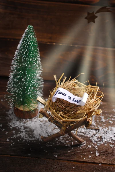 Jesus er født – stockfoto