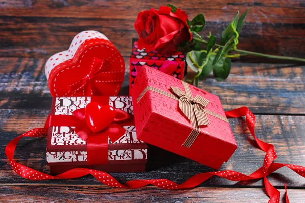 Gifts for valentines — Stock Photo, Image