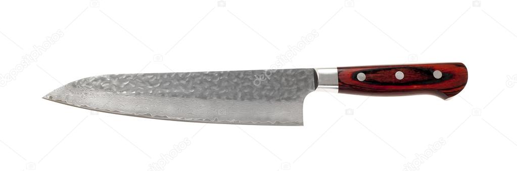 isolated knife on white background