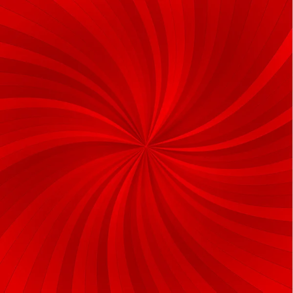 Fondo rojo con rayos de sol — Vector de stock