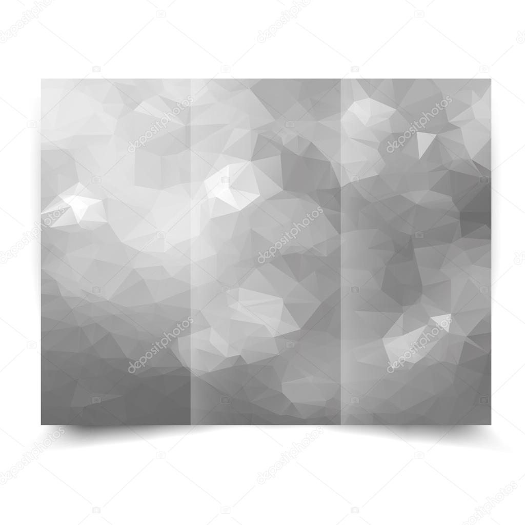 Plantilla de diseño de tríptico gris Vector de stock por ©Juksik 64309295, image size:1024x1024