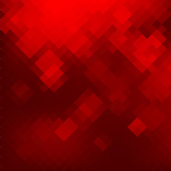 Mozaika červené pozadí — Stockový vektor