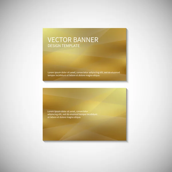 Business card gold design template