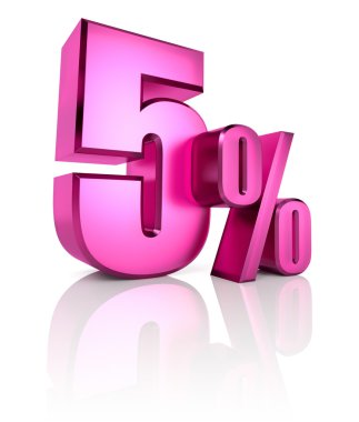 Yüzde beş işareti