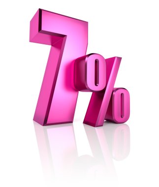 Yedi yüzde işareti