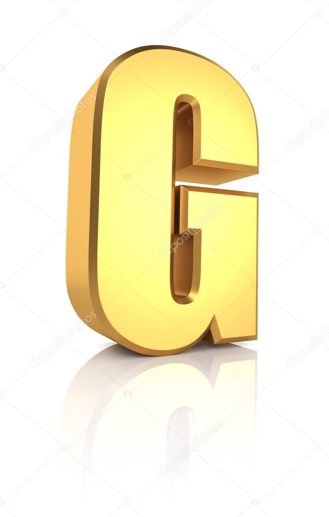 3d Letter G