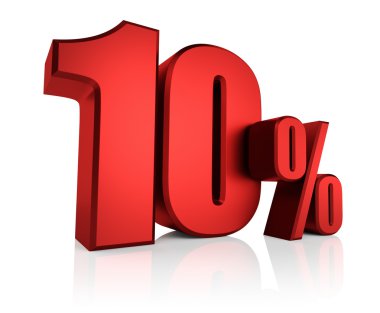 Kırmızı yüzde 10