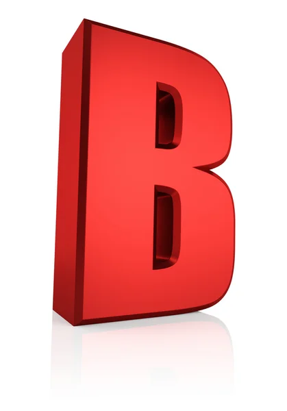 3d lettera b — Foto Stock