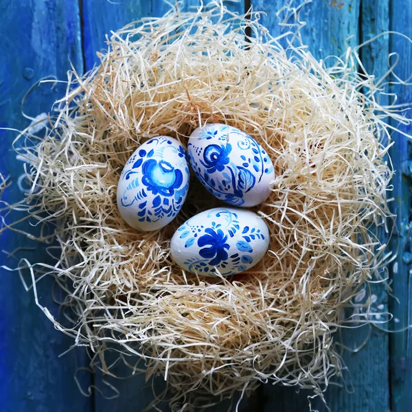 Пасхальные яйца фото — стоковое фото