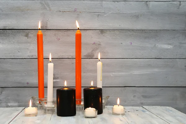 Photo with candles — Stock Photo, Image