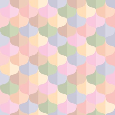 Soyut geometrik dikişsiz desen