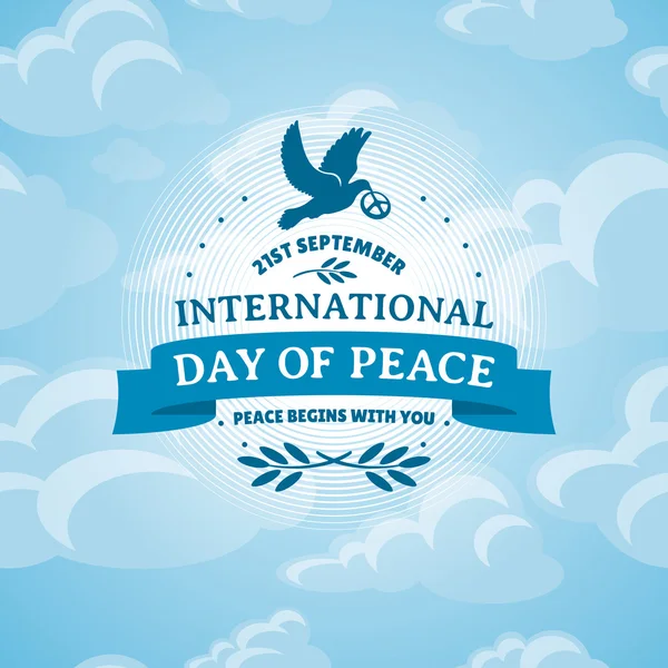 International Day of Peace — Stock Vector