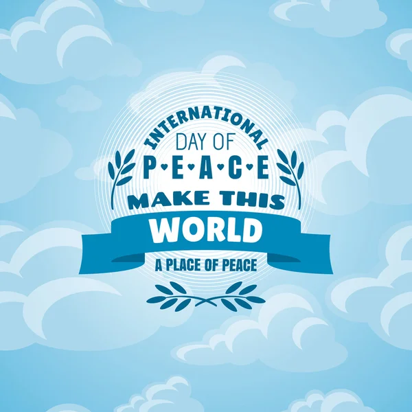 国际和平日 — 图库矢量图片
