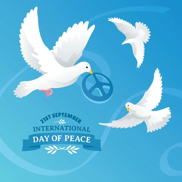 International Day of Peace — Stock Vector