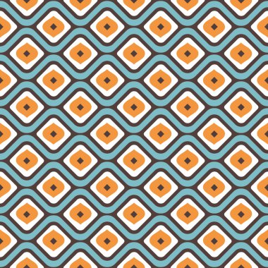 Soyut geometrik dikişsiz desen
