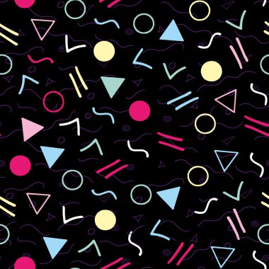 Retro 1980'lerde desen