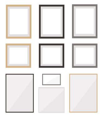 Resim çerçeveleri topluluğu