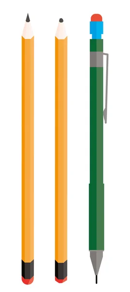 Škále tužky — Stockový vektor