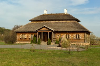 The house of birthplace of Tadeusz Kosciuszko in village Merechevschina, Belarus clipart