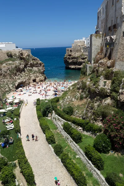 Polignano 马尔海滩 — 图库照片