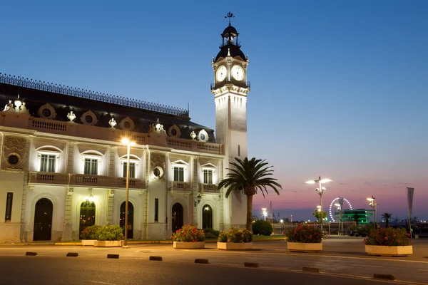 Saat Binası Marina gerçek Juan Carlos ı Valencia. İspanya
