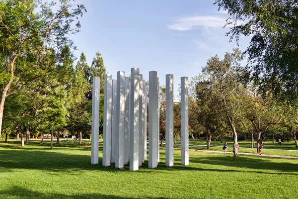 Monument in Turia gardens in Valencia. Spain/ — 스톡 사진