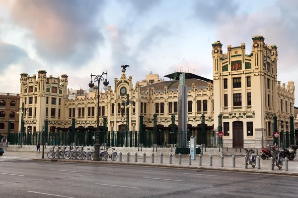 North Railways Station in earhly morning in Valencia, Spain. — Stock Photo, Image