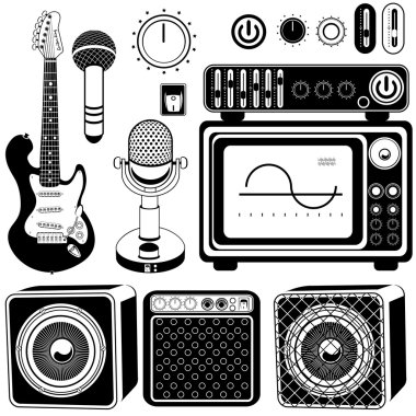 gitar amplifikatör koleksiyonu ile