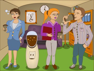 Office coffee break