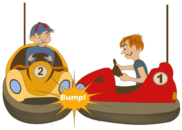 Bumper car drivers Stock Vector by ©Stiven 83831350