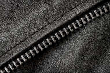 Bir deri dokulu metal parçalar ve closeup
