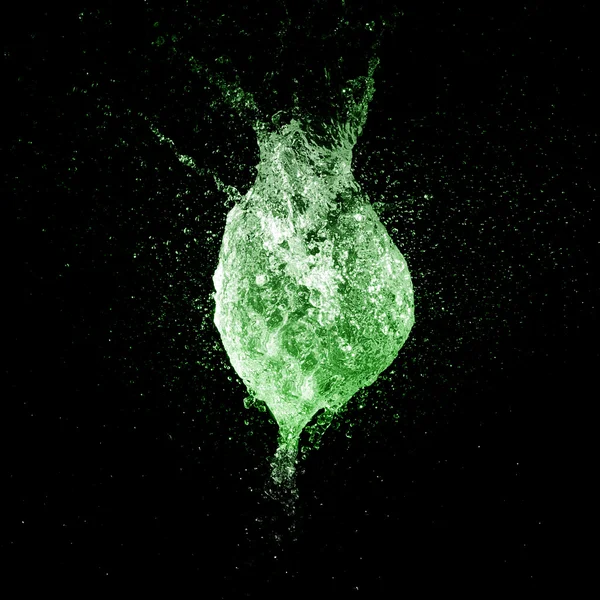 Lance ballon d'eau verte — Photo