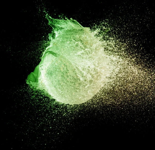 Water balloon burst — Stock Photo, Image