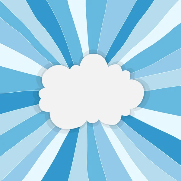 Abstract cloud background — Stock Vector