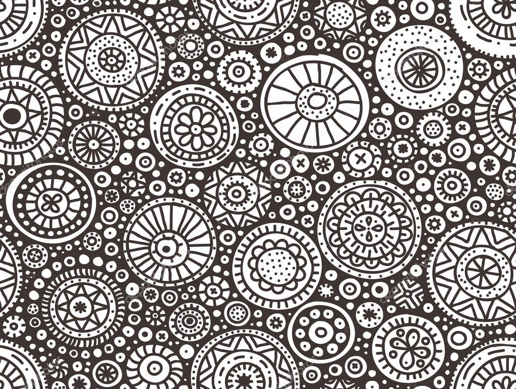 Seamless doodle pattern
