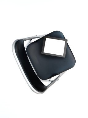 Siyah katlanabilir sandalye