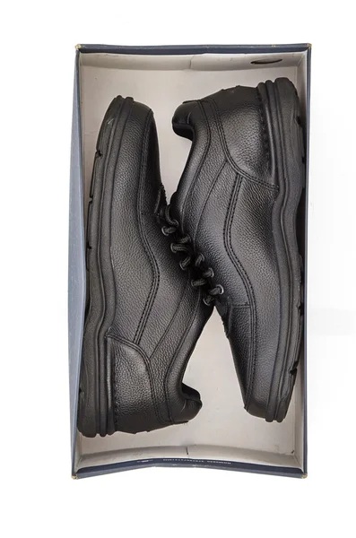 Черная ходячая обувь — стоковое фото