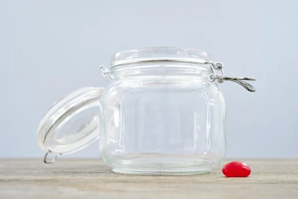 Empty Glass Jar — Stock Photo, Image