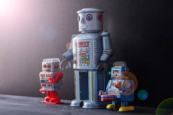 Studio Photo Toy Robot — Stock Photo, Image