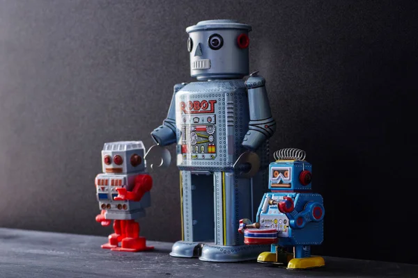 Studiová Fotka Robota Hraní — Stock fotografie