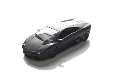 Lüks bir spor arabanın stüdyo fotoğrafı.