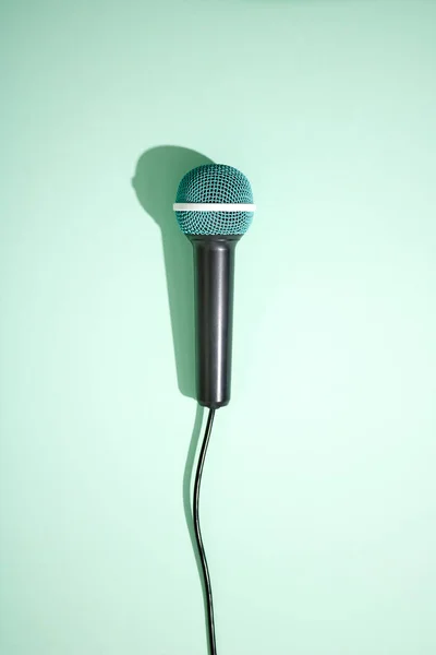 Studiová Fotka Mikrofonu — Stock fotografie