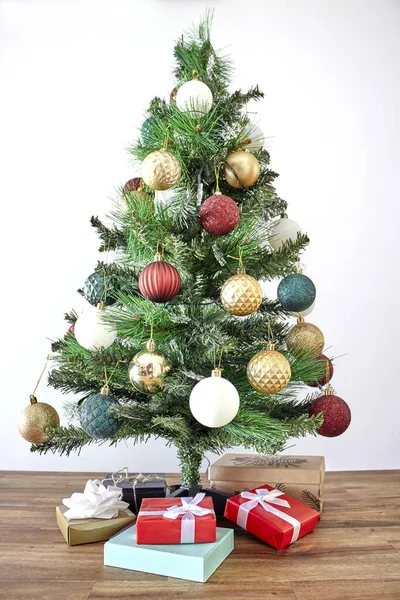 Een Studio Foto Van Een Kerstboom — Stockfoto