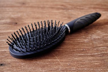 Saç fırçasının stüdyo fotoğrafı.