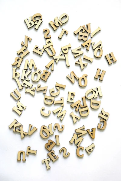 Студийные Буквы Алфавита — стоковое фото