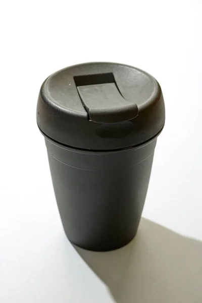 Una Foto Estudio Una Taza Café Para Llevar Reutilizable —  Fotos de Stock