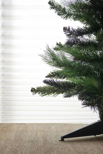 Una Foto Estudio Árbol Navidad — Foto de Stock