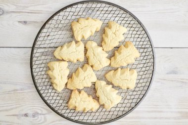 Noel kurabiyelerinin stüdyo fotoğrafı.