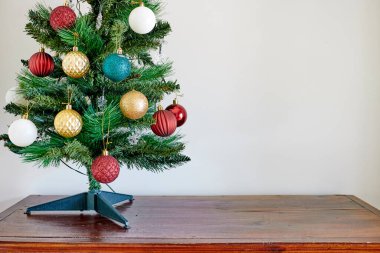 Noel arkaplanının stüdyo fotoğrafı.