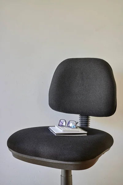 Studio Photo Black Office Chair — Stock Photo, Image